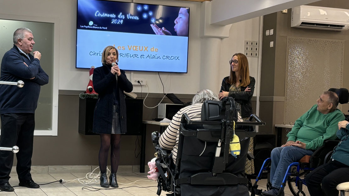 Vœux 2024 des Papillons Blancs du Nord