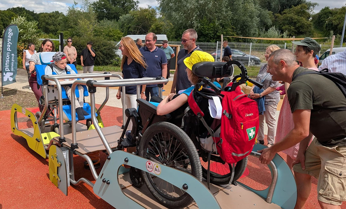 aire-de-jeux-thumeries-4 aire de jeux sur le terrain de la MAS de Thumeries